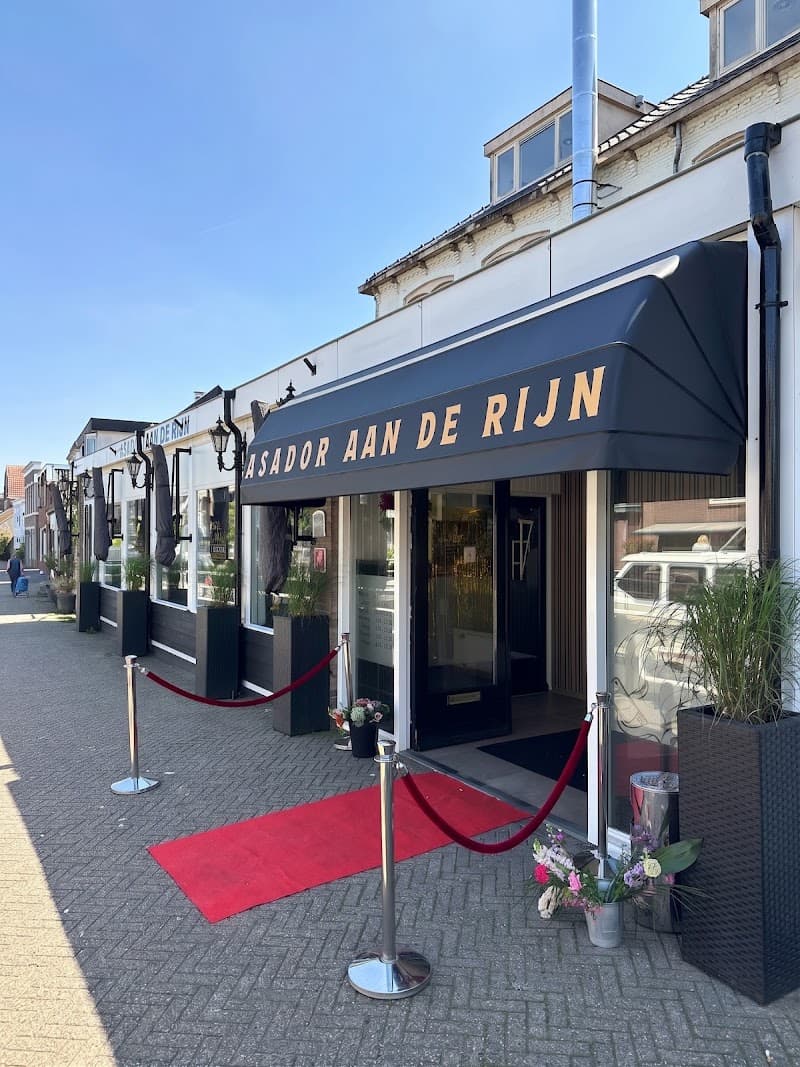 Asador aan de rijn